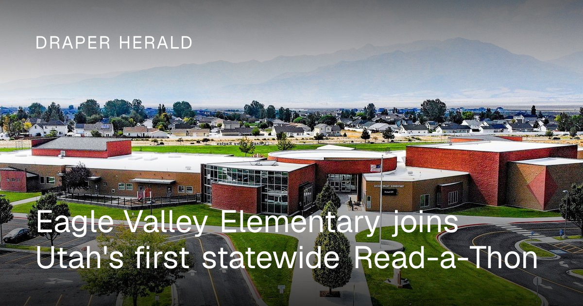 Eagle Valley Elementary joins Utah's first statewide Read-a-Thon